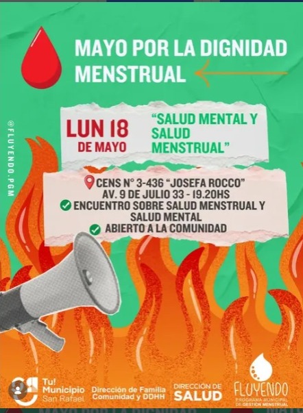 Mayo por la Dignidad Menstrual: nuevo encuentro abierto sobre emociones, ciclos y bienestar